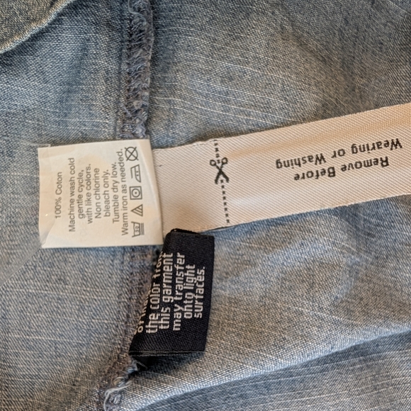 J. Crew Blue V-Neck Sleeveless Mini Sundress - Picture 15 of 15